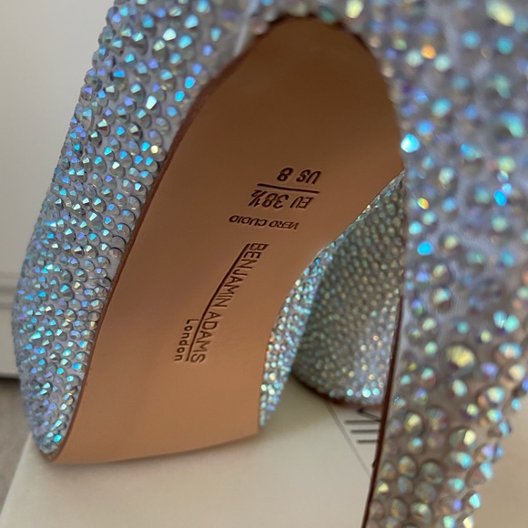 Benjamin Adams Crystal Platform Heels - New! - Picture 3 of 10